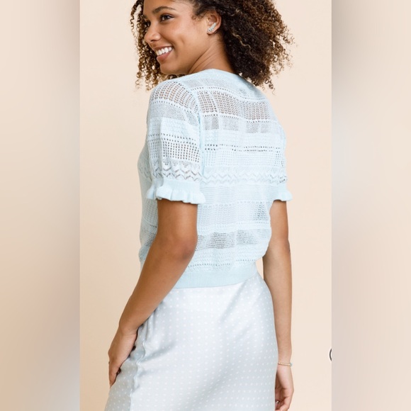 💚💚🌼NWT CUPCAKE - FRANCESCA’S KNIT TOP - Picture 3 of 10